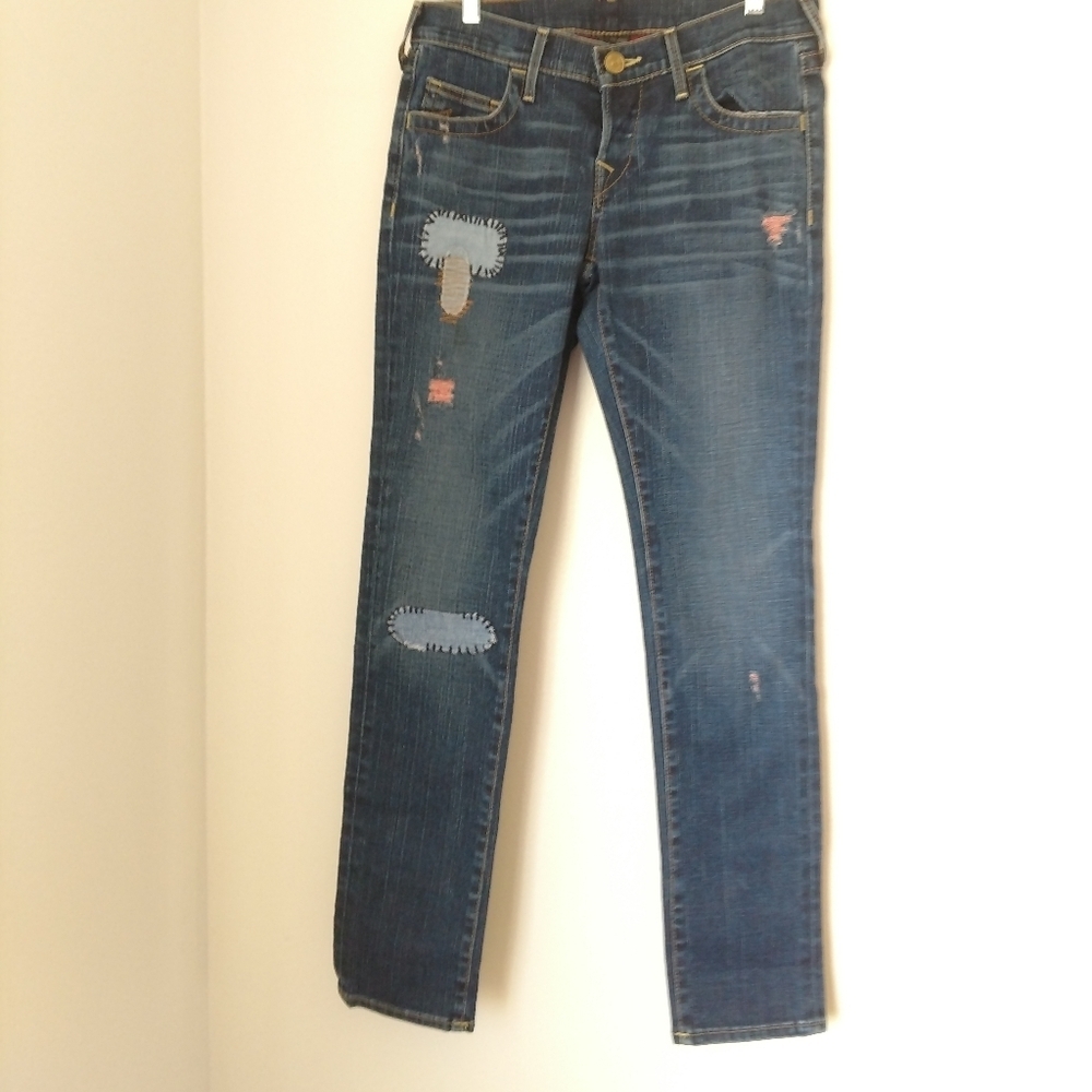 True Religion Rori 25 distressed jeans patched - Picture 2 of 4